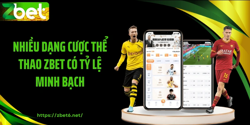 Nhiều dạng cược thể thao ZBET có tỷ lệ minh bạch